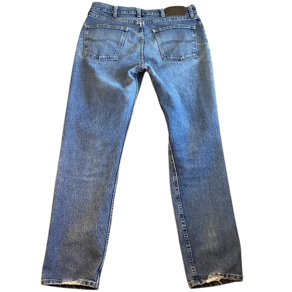 Lee Riders Men’s Regular Fit Jeans Y2K Distressed Fading Size 36x32 Thrashed - Picture 9 of 15
